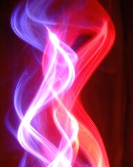 Fototapeta premium Colorful Abstract Waves of Light with Swirling Motion Effects