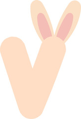 Easter Bunny Pastel Lowercase Font