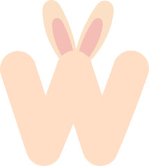 Easter Bunny Pastel Lowercase Font