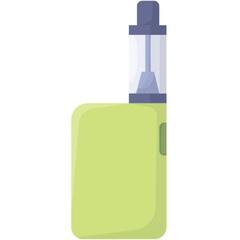 E-Cigarettes and Vapes Graphic Illustration