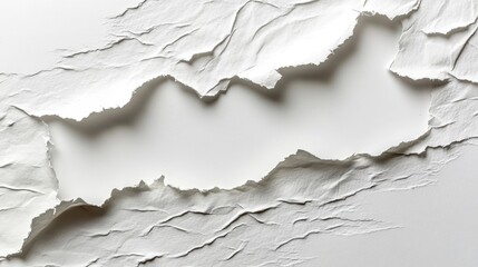 Abstract White Cracked Surface Texture Background