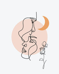 Printable Wall Art Minimalist and Boho Romantic Bedroom Print