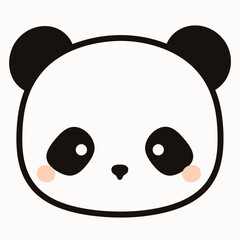 Cute Panda Face
