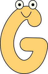 Cute Alphabet with Googly Eyes