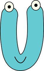 Cute Alphabet with Googly Eyes