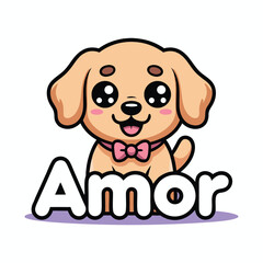 Minimalist Dog Character Design