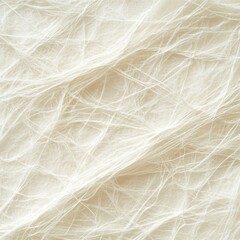 Obraz premium Creamy White Interwoven Thread Texture Background