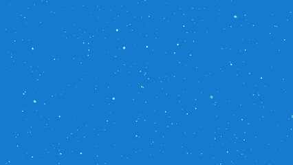 Blue background with white dots particle