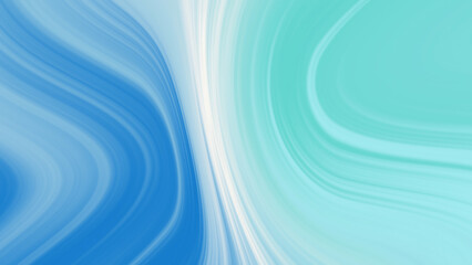 Smooth Abstract Blue and Aqua Swirl Background with Gradient Light Flow