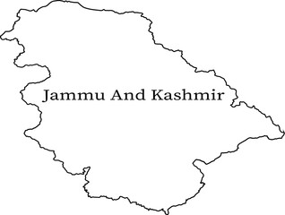 Jammu And Kashmir Map Design