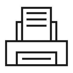 Outline Printer Icon