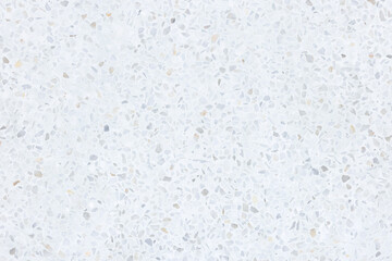 Naklejka premium Terrazzo floor seamless pattern in top view. Gravel concrete texture. Polished smooth on surface. Look new clean white bright and reflection for interior exterior. Empty space suit for background.