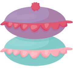 Cozy Pillows Graphic Illustration