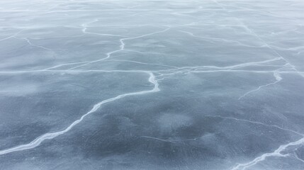 Frozen Lake, a stunning natural wonder in the Canadian province of Ontario, Canada.