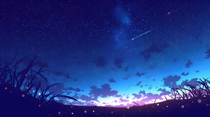 Starry Savannah view of the night sky