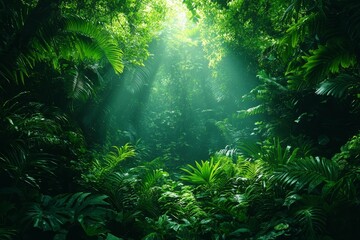 Enchanted Lush Jungle Forest