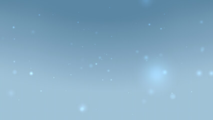 Light blue background with white dots particle