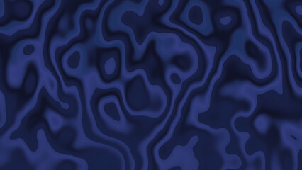 Dark Blue Wavy Organic Abstract Fluid Background Texture Design