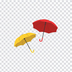 Obraz premium umberella to protect from the rain. umberella vector icon design illustration. umberella flat design vector.