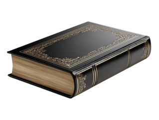 old book isolated on white