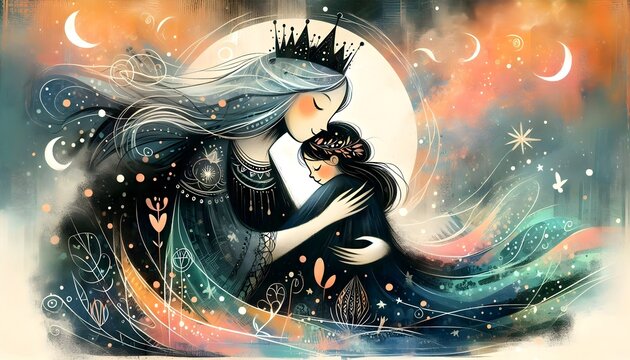 Madres del Cosmos: Abrazos de Luz y Sue&ntilde;os