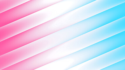 Obraz premium Diagonal Light Pink and Blue Abstract Gradient Background With Soft Layers