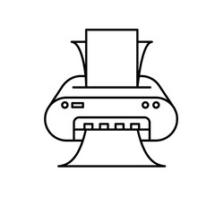 Printer Outline Icon