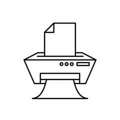 Printer Outline Icon