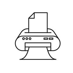 Printer Outline Icon