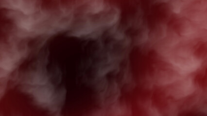 Dark red and white smoke abstract background