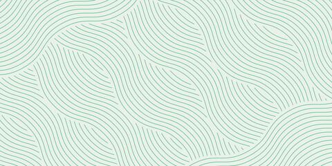 farm green banner, organic abstract background with fields. wavy green lines, natural organic products. ecology background. striped farmer green Pattern