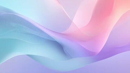 Soft Pastel Abstract Background in Minimalistic Design Style