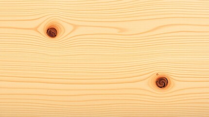 Close-up of a Light-Colored Wood Surface Showing Grain and Knots