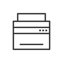 Outline Printer Icon