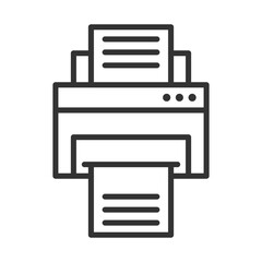 Outline Printer Icon