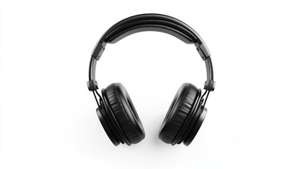 Over-ear headphones, black color