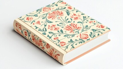Decorative book with floral design