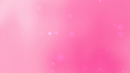Pink background with white bokeh particle light