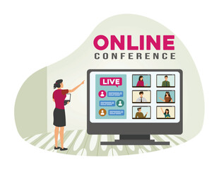  Online Conference Platform and Participants Engaged.