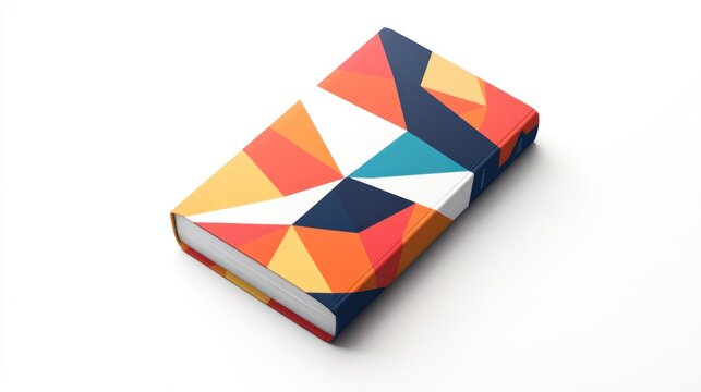Colorful geometric book cover - Powered by Adobe
