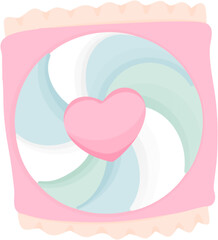 illustration candy bag