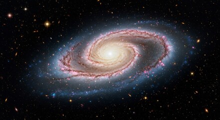 Fototapeta premium Spiral Galaxy in Deep Space (1)
