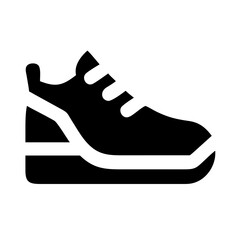 Luxury Footwear Sneakers Icon Design
