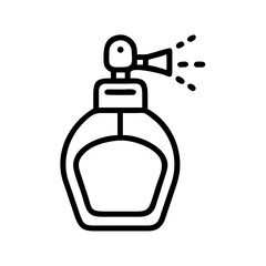 Scented Perfume Bottle Icon Design