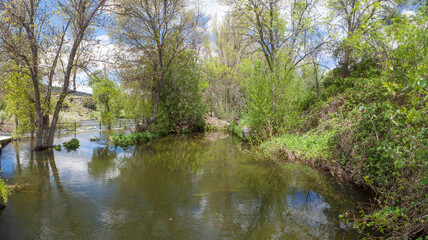 Tormes River at Barco de Avila, Castile and Leon, Spain