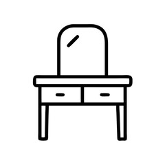 Dressing Table Icon Design