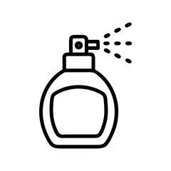 Perfume Spray Bottle Icon Design