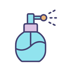 Perfume Spray Bottle Icon Design