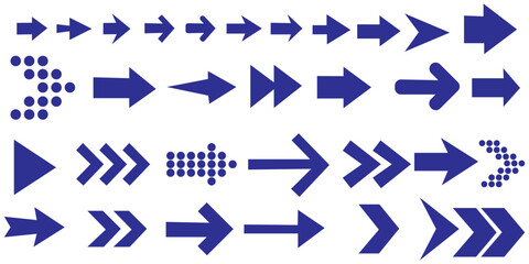 Set arrow icons. Collection arrows sign. Black arrow icon set. Arrow. Cursor. Arrow vector icon. Simple arrow set. Vector illustration