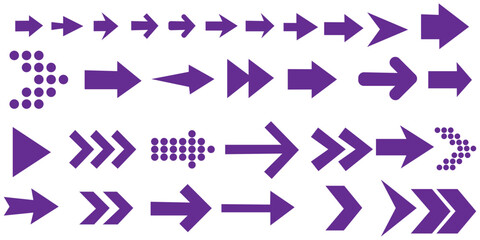 Set arrow icons. Collection arrows sign. Black arrow icon set. Arrow. Cursor. Arrow vector icon. Simple arrow set. Vector illustration